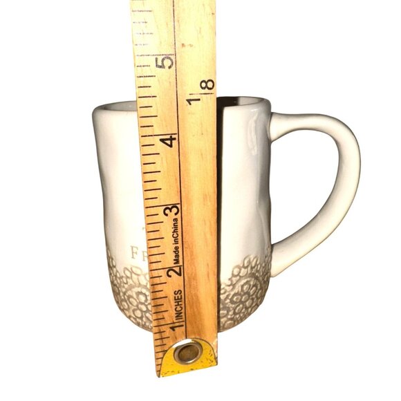 True Friends Ceramic Mug By Demdaco With Lace Pattern - Picture 5 of 5